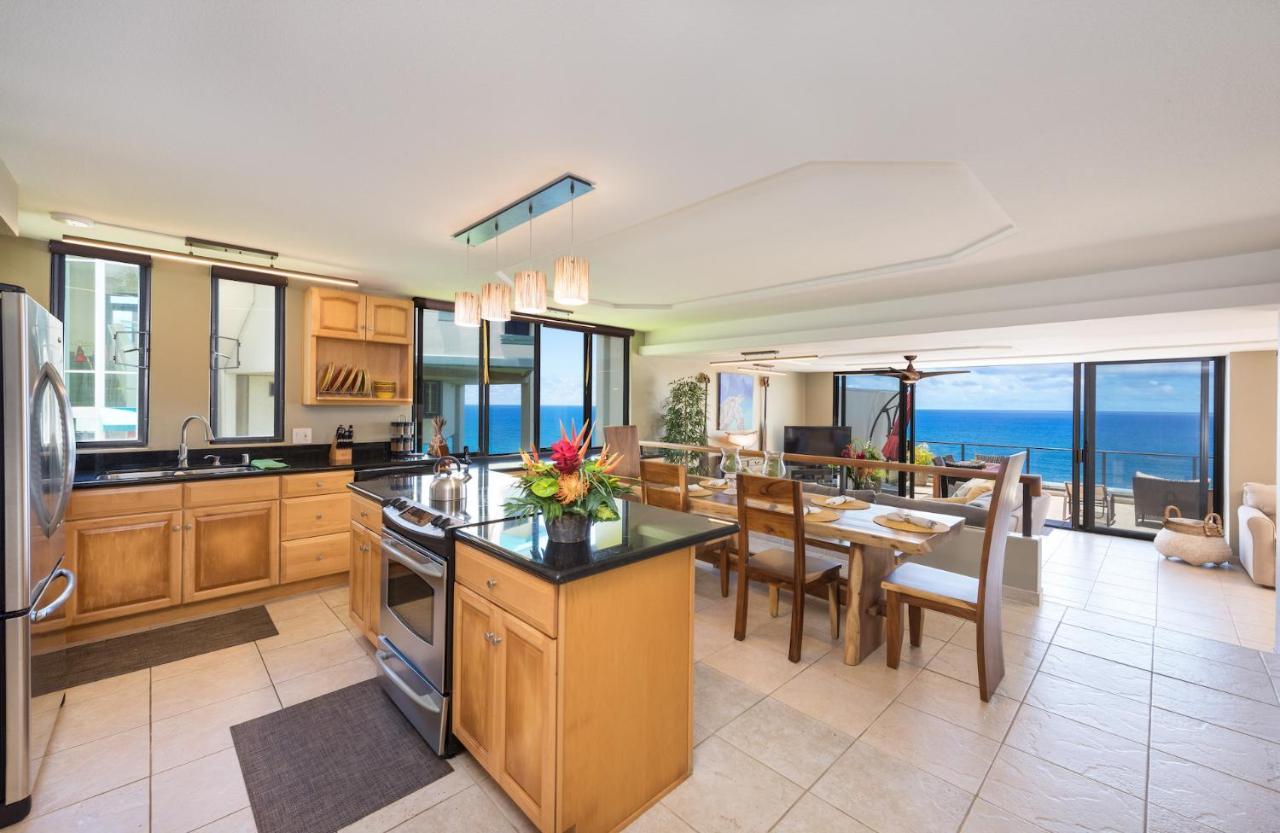 Puu Poa Ocean Bluff Condo, Incredible Views, Walk To Beaches, Pool & Tennis Princeville Bagian luar foto